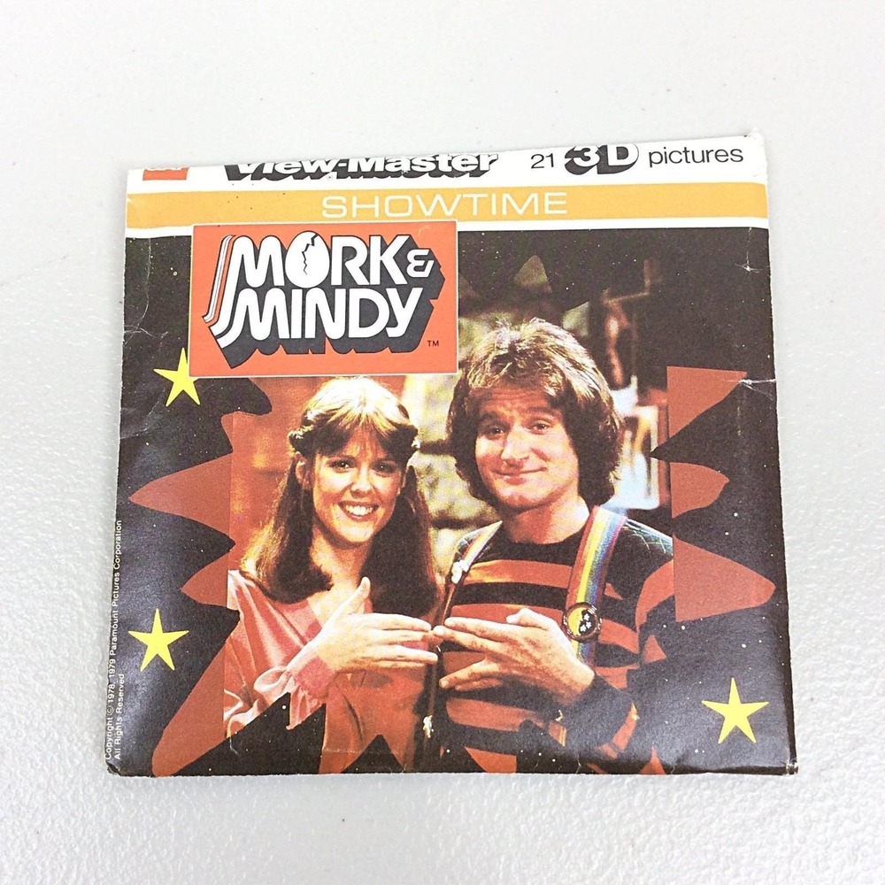 Vintage 1979 View Master GAF Mork & Mindy 3 Reel Set K67